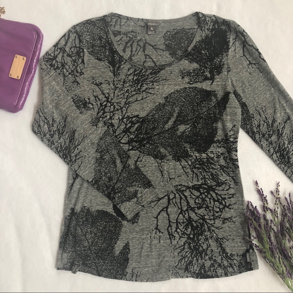3 for 12$ Eddie Bauer Grey Leaf Tee